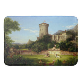 Alfombrilla De Baño Glorioso pasado (Castillo medieval y Caballeros Jo