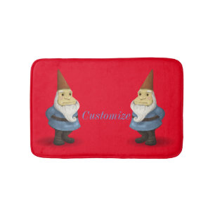 Alfombrilla De Baño Gnome de vacaciones de invierno Thunder_Cove
