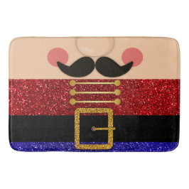 Alfombrilla De Baño Gnome de vacaciones de soldados de Navidades de de