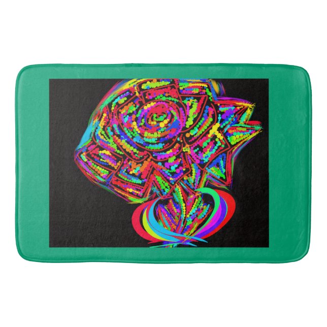 Alfombrilla De Baño Goddess Flower Bath Mat (Anverso)