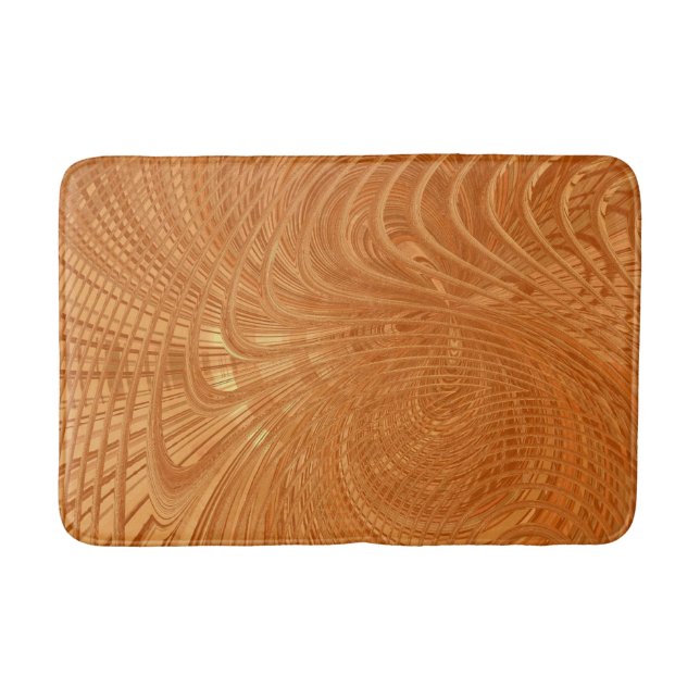 Alfombrilla De Baño Golden Art Waves Bath Mat (Anverso)