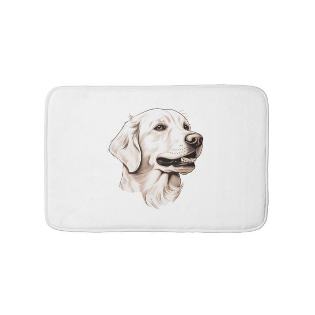 Alfombrilla De Baño Golden Retriever 2 (Anverso)