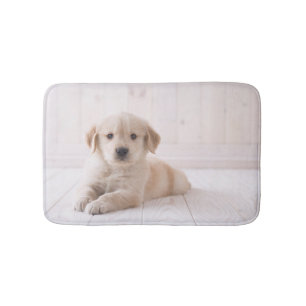 Alfombrilla De Baño Golden retriever que se acuesta