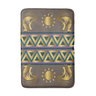 Alfombrilla De Baño Golden Sun Kokopellis Bath Mat