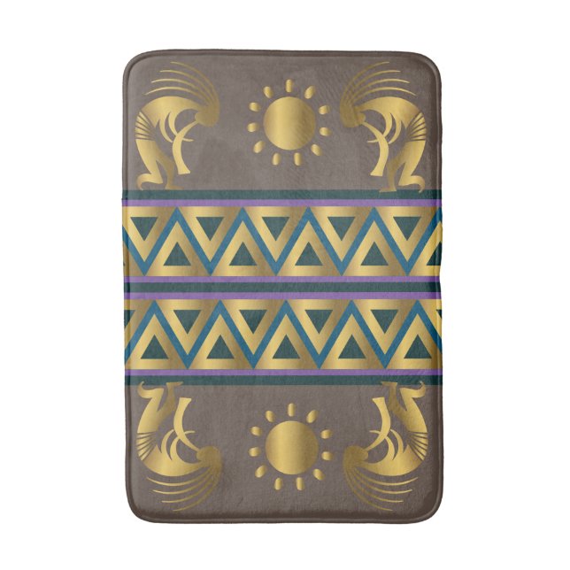Alfombrilla De Baño Golden Sun Kokopellis Bath Mat (Frente vertical)