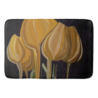 Alfombrilla De Baño Golden Tulip Trio on Black