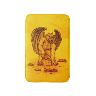 Alfombrilla De Baño Golem Gargoyle