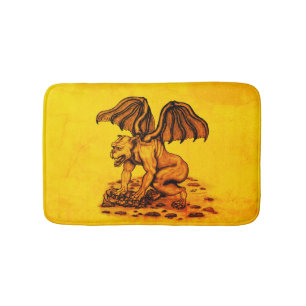 Alfombrilla De Baño Golem Gargoyle
