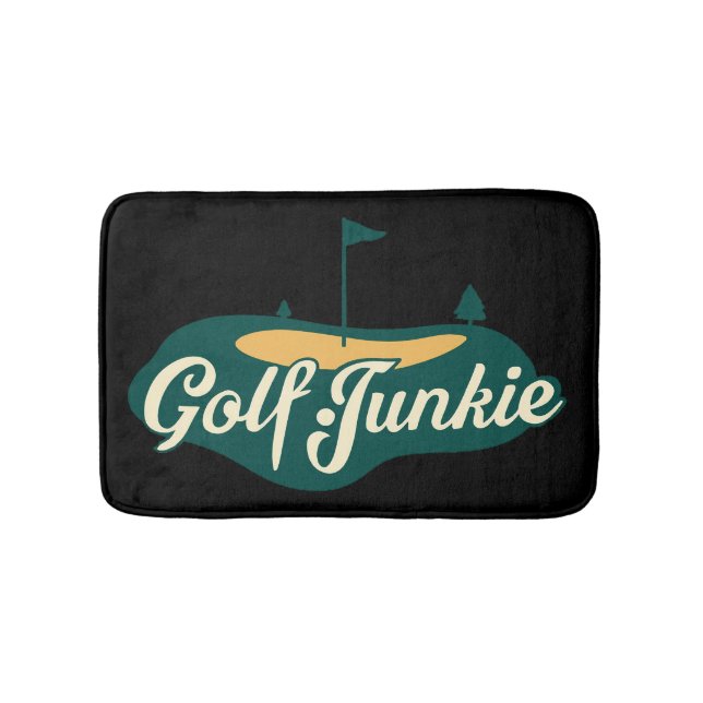 Alfombrilla De Baño Golf Junkie Cute Baño Guay (Anverso)