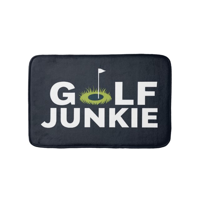 Alfombrilla De Baño Golf Junkie Cute Baño Guay (Anverso)