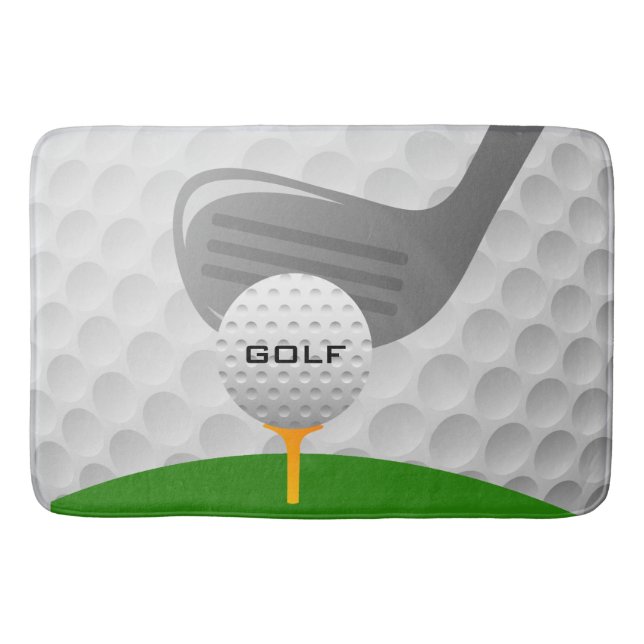 Alfombrilla De Baño Golfing Design Bath Mat (Anverso)