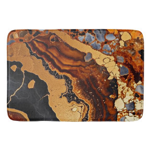 Alfombrilla De Baño Goma de vena dorada