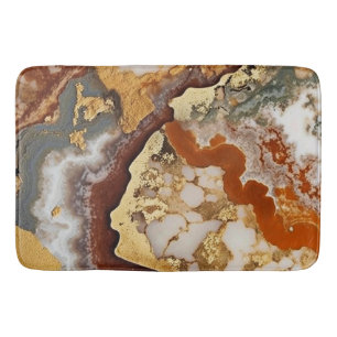 Alfombrilla De Baño Goma de vena dorada
