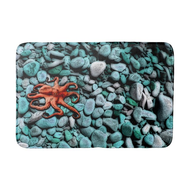 Alfombrilla De Baño Gotas de octopus (Anverso)