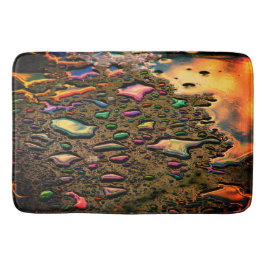 Alfombrilla De Baño Gotitas de agua artísticas
