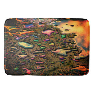 Alfombrilla De Baño Gotitas de agua artísticas