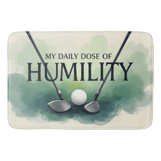 Alfombrilla De Baño Graciosa Dosis Diaria De Golf De Humildad