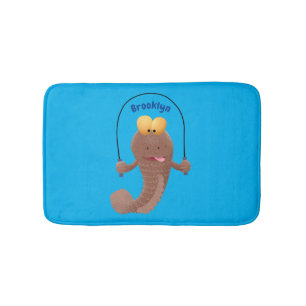 Alfombrilla De Baño Gracioso saltando a la personalizado de pescado de