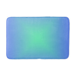 Alfombrilla De Baño Gradiente de diamante azul a verde aguamarina