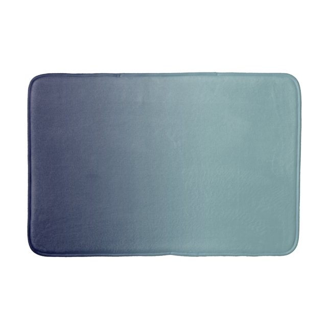 Alfombrilla De Baño Gradiente gris-azul. (Anverso)
