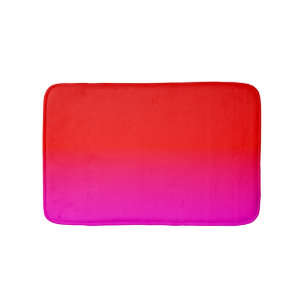 Alfombrilla De Baño gradiente rosa rojo oscuro , escarlata , rojo , ro