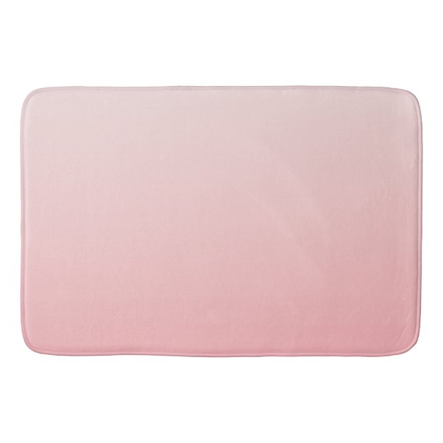 Alfombrilla De Baño Gradiente rosa suave (Anverso)