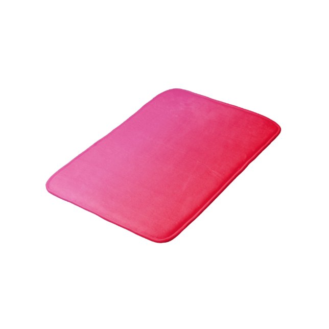 Alfombrilla De Baño Gradiente rosa y rojo (Angular)