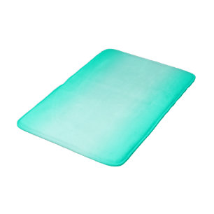 Alfombrilla De Baño Gradiente verde moderno Patrón de naturaleza acuar