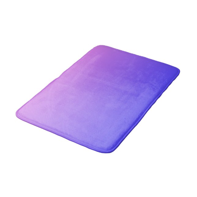 Alfombrilla De Baño Gradiente violeta y azul (Angular)