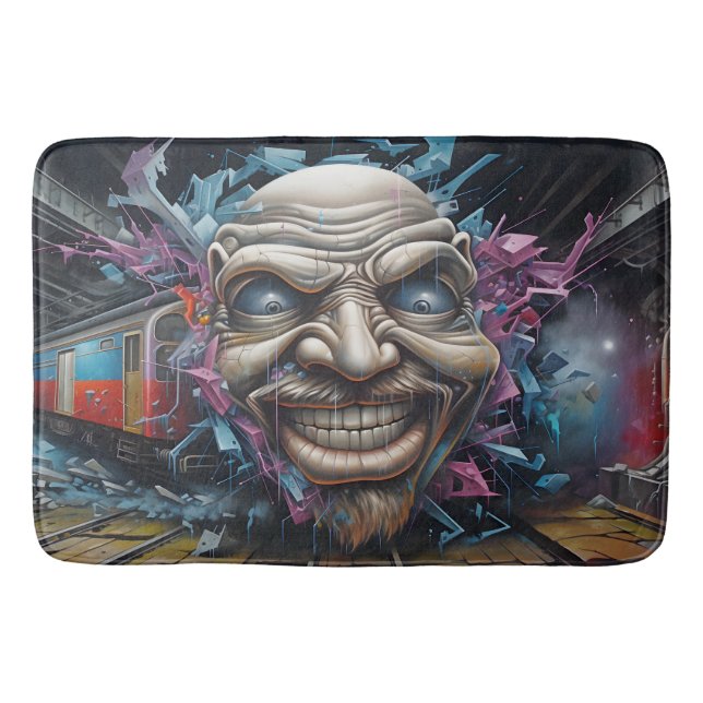 Alfombrilla De Baño Graffiti Bath Mat (Anverso)