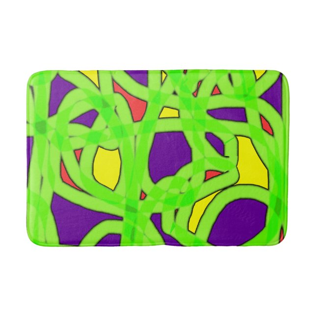 Alfombrilla De Baño Graffiti de arte pop (Anverso)