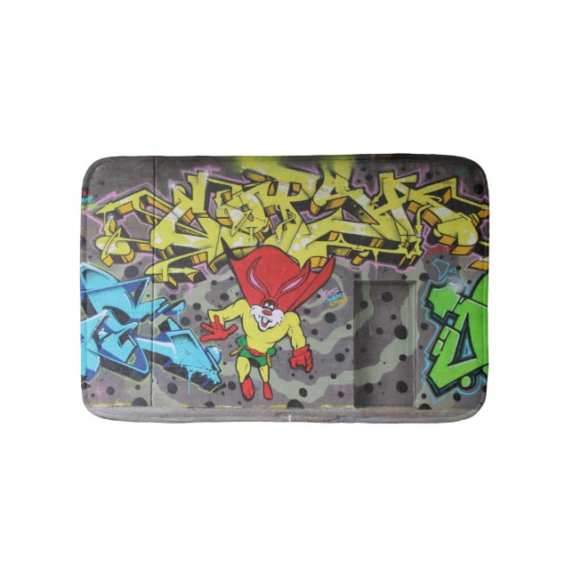 Alfombrilla De Baño Graffiti superbundante (Anverso)