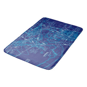 Alfombrilla De Baño Gráfico de aviación
