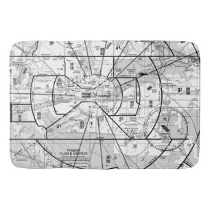 Alfombrilla De Baño Gráfico de aviación