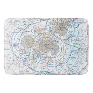 Alfombrilla De Baño Gráfico de aviación