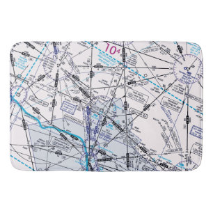 Alfombrilla De Baño Gráfico de aviación