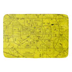 Alfombrilla De Baño Gráfico de aviación