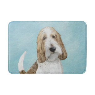 Alfombrilla De Baño Gran Basset Griffon Vendeen - Arte Perro Original