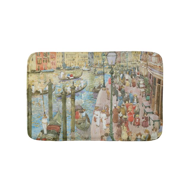 Alfombrilla De Baño Gran Canal de Venecia, por Maurice Prendergast (Anverso)