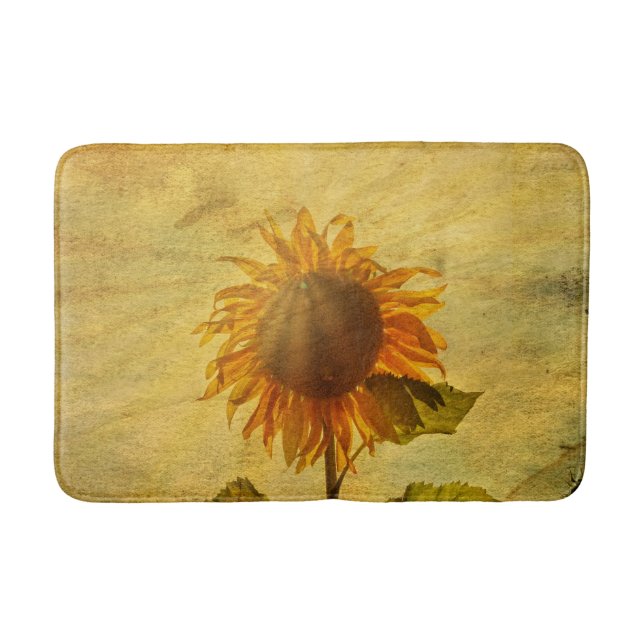 Alfombrilla De Baño Gran girasol (Anverso)