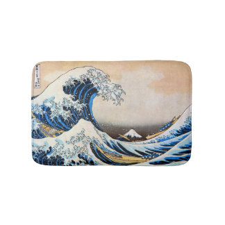 Alfombrilla De Baño Gran ola, Hokusai, Ukiyo-e