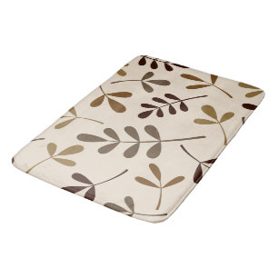 Alfombrilla De Baño Gran surtido deja dorado marrón crema