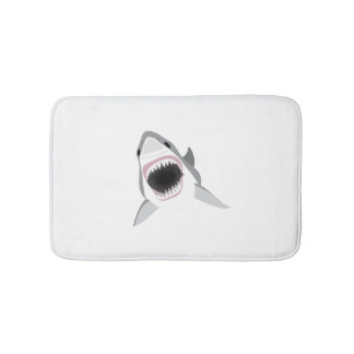 Alfombrilla De Baño Gran tiburón blanco - ataque del tiburón