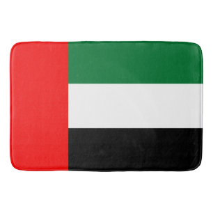 Alfombrilla De Baño Gran tina de baño con bandera de los Emiratos Árab