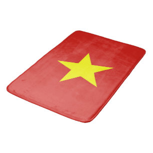 Alfombrilla De Baño Gran tina de baño con bandera de Vietnam