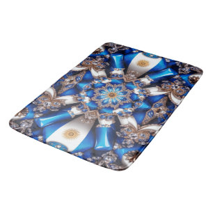 Alfombrilla De Baño Gran tina de baño con colores argentinos