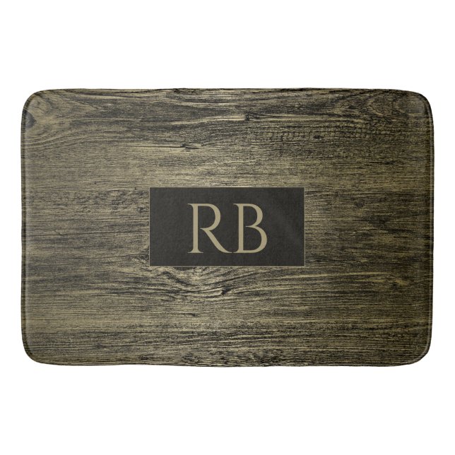 Alfombrilla De Baño Grano de lujo de oro (Anverso)