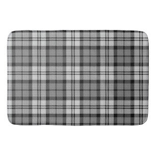 Alfombrilla De Baño Gray Blackwatch Tartan Plaid Design