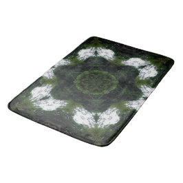 ALFOMBRILLA DE BAÑO GREEN ABSTRACT DRAWING. SAMER BRASIL 1