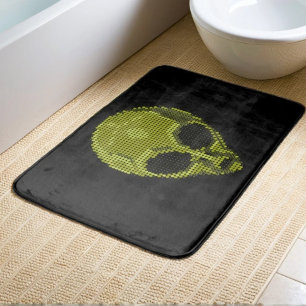 Alfombrilla De Baño Green Alien Head